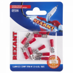 Разъем РПИ-М 1,5-(4,8) красный гнездо 5,6 мм 0,5-1,5мм2 (10шт/упак) REXANT (1/10/10) Разъем РПИ-М 1,5-(4,8) красный гнездо 5,6 мм 0,5-1,5мм2 (10шт/упак) REXANT (1/10/10)
