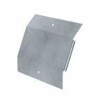 Крышка угла вертикального внешнего 45 градусов Профи INOX (AISI 316) 300х100 (1,0 мм) Промрукав