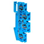 Колодка клеммная пружинная двойная JXB-ST-4 32А синяя EKF Колодка клеммная пружинная двойная JXB-ST-4 32А синяя EKF