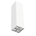 Светодиодный светильник VARTON DL-Box Reflect Multi 2x2 накладной 10 Вт 4000 К 80х80х300 мм RAL9003 белый муар 35°x75° Светодиодный светильник VARTON DL-Box Reflect Multi 2x2 накладной 10 Вт 4000 К 80х80х300 мм RAL9003 белый муар 35°x75°