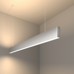 Линейный светодиодный подвесной двусторонний светильник 103см 40W 4200K матовое серебро (101-200-40-103) Линейный светодиодный подвесной двусторонний светильник 103см 40W 4200K матовое серебро (101-200-40-103)