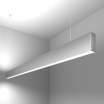 Линейный светодиодный подвесной двусторонний светильник 128см 50W 6500K матовое серебро (101-200-40-128) Линейный светодиодный подвесной двусторонний светильник 128см 50W 6500K матовое серебро (101-200-40-128)