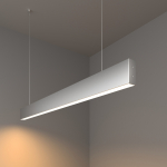 Линейный светодиодный подвесной односторонний светильник 103см 20W 3000K матовое серебро (101-200-30-103) Линейный светодиодный подвесной односторонний светильник 103см 20W 3000K матовое серебро (101-200-30-103)