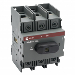 Рубильник 100A 3P c рукояткой управления для прямой установки TwinBlock EKF Рубильник 100A 3P c рукояткой управления для прямой установки TwinBlock EKF