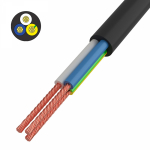 Провод соединительный ПВС 3x0,75 мм², черный, длина 20 метров, ГОСТ REXANT Провод соединительный ПВС 3x0,75 мм², черный, длина 20 метров, ГОСТ REXANT