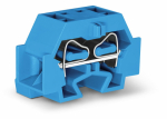Клеммная колодка 33.5мм 1x4 0.08-4мм² 24А 630В термопласт синий Wago