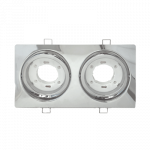 Светильник встраив GX53R-2ST-C металл под лампу GX53 поворотный двойной хром IN HOME (1/40) Снят Светильник встраив GX53R-2ST-C металл под лампу GX53 поворотный двойной хром IN HOME (1/40) Снят