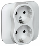 FLITE Роз. 2-я с з/к без з/ш б/к 16А РС12-1-А-ФлЖ жем. IEK