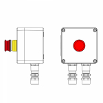 Взрывозащищенный пост управления из полиэстера CPE-P-03-(1xP3E(11))-2xKA2MHK(C)1Ex d e IIC Т5 Gb / Ex tb IIIC T95°C Db IP66/КЗ Взрывозащищенный пост управления из полиэстера CPE-P-03-(1xP3E(11))-2xKA2MHK(C)1Ex d e IIC Т5 Gb / Ex tb IIIC T95°C Db IP66/КЗ