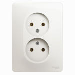 Розетка 2гн без З/К с/у перламутр в сборе 16А Glossa Systeme Electric (1/15) Розетка 2гн без З/К с/у перламутр в сборе 16А Glossa Systeme Electric (1/15)