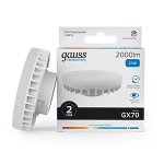 Лампа светодиод 21Вт GX70 6500К 2000Лм Gauss Elementary 1/10/50