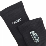 Носки черные с вышивкой, размер 38-40