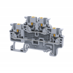 Клемма 2х-ярусная push-in OptiClip CPDL-2,5-2L-I-серый