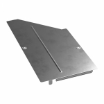 Крышка переходника правого Стандарт INOX (AISI 304) 600х400 Промрукав Крышка переходника правого Стандарт INOX (AISI 304) 600х400 Промрукав