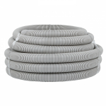 Труба гофрированная d40 ПВХ с зондом серая EKF Труба гофрированная d40 ПВХ с зондом серая EKF