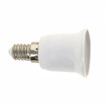 Патрон-переходник E14/E27 белый EKF (200/50) Патрон-переходник E14/E27 белый EKF (200/50)