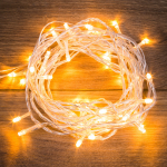 Гирлянда "Твинкл Лайт" 6 м, прозрачный ПВХ, 40 LED, цвет ТЕПЛЫЙ БЕЛЫЙ Гирлянда "Твинкл Лайт" 6 м, прозрачный ПВХ, 40 LED, цвет ТЕПЛЫЙ БЕЛЫЙ