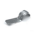 Скоба металлическая однолапковая СМО d12-13 для монтажного пистолета (без отверстий) (100 шт/уп) Промрукав (мин. пар 100 тыс. шт)