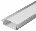 Профиль алюм. для LED ленты 3006 встр. трап. 2м к-т опал IEK