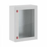 Корпус распред. шкафа 1двер. сталь серый 600мм 800мм 300мм с монтажной платой IP66 DKC