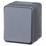 Выключатель 1кл кнопочный о/у антрацит IP54 AtlasDesign Profi54 Systeme Electric (1/12) Выключатель 1кл кнопочный о/у антрацит IP54 AtlasDesign Profi54 Systeme Electric (1/12)