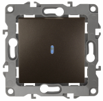 Выключатель 1кл с подсв с/у бронза 12-1102-13 Эра12 ЭРА (10/100/2500)