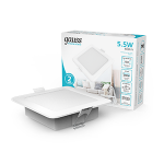 Светильник Gauss Elementary Downlight квадрат 5,5W 460lm 4000K 170-260V IP20 95*26 монтаж белый LED 1/100 Светильник Gauss Elementary Downlight квадрат 5,5W 460lm 4000K 170-260V IP20 95*26 монтаж белый LED 1/100