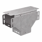 T-ответвитель для листового кабельного лотка 100ммx100ммx80мм сталь оцинковка горячим способом по методу сендзимира светло-серый ПРОМРУКАВ _ T-ответвитель для листового кабельного лотка 100ммx100ммx80мм сталь оцинковка горячим способом по методу сендзимира светло-серый ПРОМРУКАВ _