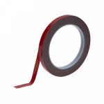 Скотч двухсторонний 5х9мм красный на серой основе REXANT (1/14/270) Скотч двухсторонний 5х9мм красный на серой основе REXANT (1/14/270)