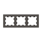 3 - местная рамка, мокко, пластик Эпика EKF