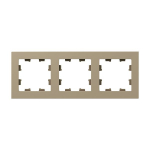 3 - местная рамка, шампань, пластик Эпика EKF