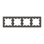 4 - местная рамка, мокко, пластик Эпика EKF