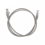 Патч-корд U/UTP REXANT категория 5e, RJ45-RJ45, неэкранированный, 26AWG, LSZH, серый, 1 м