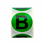 Маркировка шин DKC в рулоне, 20мм, В, зеленый