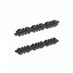 Комплект изоляторов главной шинной системы 1-2 шины на полюс, толщиной 10мм, 3Р Комплект изоляторов главной шинной системы 1-2 шины на полюс, толщиной 10мм, 3Р