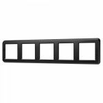 Рамка пластиковая FRM-VERSA-PL-5-BK (Arlight, -) Рамка пластиковая FRM-VERSA-PL-5-BK (Arlight, -)