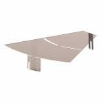 Крышка угла горизонтального изменяемого 0-45 градусов Стандарт INOX (AISI 409) 300 Промрукав Крышка угла горизонтального изменяемого 0-45 градусов Стандарт INOX (AISI 409) 300 Промрукав