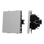 Механизм выключателя одноклавишный проходной SWT-NOBE-MKP1-SFPL-IS (230V, 10A) (Arlight, Никель) Механизм выключателя одноклавишный проходной SWT-NOBE-MKP1-SFPL-IS (230V, 10A) (Arlight, Никель)