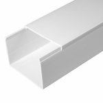 Кабель-канал белый 2-й замок в п/э 80х60 мм (8 м/уп) Промрукав Кабель-канал белый 2-й замок в п/э 80х60 мм (8 м/уп) Промрукав