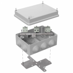 Коробка огнестойкая для о/п 40-0310-FR6.0-6 Е15-Е120 RAL7035 150х110х70 (6 шт/кор) Промрукав