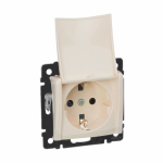 Розетка 1гн с З/К с крыш. с/у крем механизм 16А Valena Legrand (1/10/100) Розетка 1гн с З/К с крыш. с/у крем механизм 16А Valena Legrand (1/10/100)