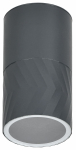 Светильник уличный потолочный цилиндр под лампу GU10 серый IP65 5110 LIGHTING IEK (1/50)