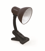 Светильник настольный под лампу на прищепке СНП 21Ч 40Вт E27 230В ЧЕРНЫЙ (мягкая упаковка) IN HOME