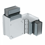 Соединитель шинопровода в форме L 3-пол 5000А серый IP55 DKC (ДКС) Hercules