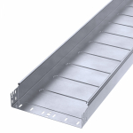 Лоток неперфорированный Профи INOX (AISI 316) 300х80х3000 (1,2 мм) (6 м/уп) Промрукав