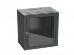 Навесной IT корпус 19" 12U (600х600х400) дверь стекло RAL9005