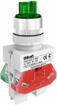 Переключатель ANC-3 I-O-II на 3 положения d=22мм 24В AC/DC с фиксацией стандарт.ручка зеленый ПЕ-22 DEKraft Systeme Electric