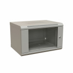 WRline Шкаф настенный 19-дюймовый (19"), 6U, 367x600х600мм, стеклянная дверь, цвет серый (RAL 7035) (разобранный) WRline Шкаф настенный 19-дюймовый (19"), 6U, 367x600х600мм, стеклянная дверь, цвет серый (RAL 7035) (разобранный)
