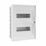 Щиток 24 мод встраиваемый для полых стен FRAME, белый, с прозрачной дверцей, с 4 шинами PEN (2шт на 8 отв. и 2шт на 6 отв.) Щиток 24 мод встраиваемый для полых стен FRAME, белый, с прозрачной дверцей, с 4 шинами PEN (2шт на 8 отв. и 2шт на 6 отв.)