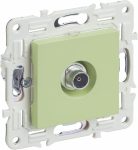 Розетка 1гн ТВ оконечная с/у мятный механизм SK-A12M SKANDY IEK (1/10/100)